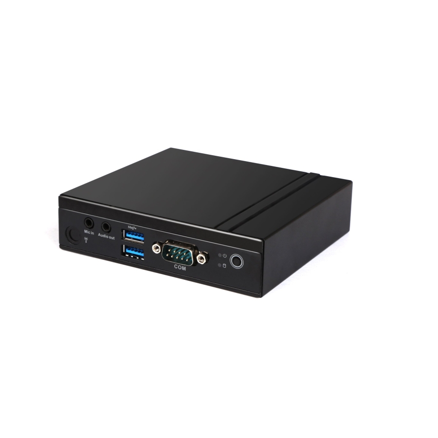 Ultra-compact Fanless Digital Signage PC with Intel Celeron Two or Four Core CPU