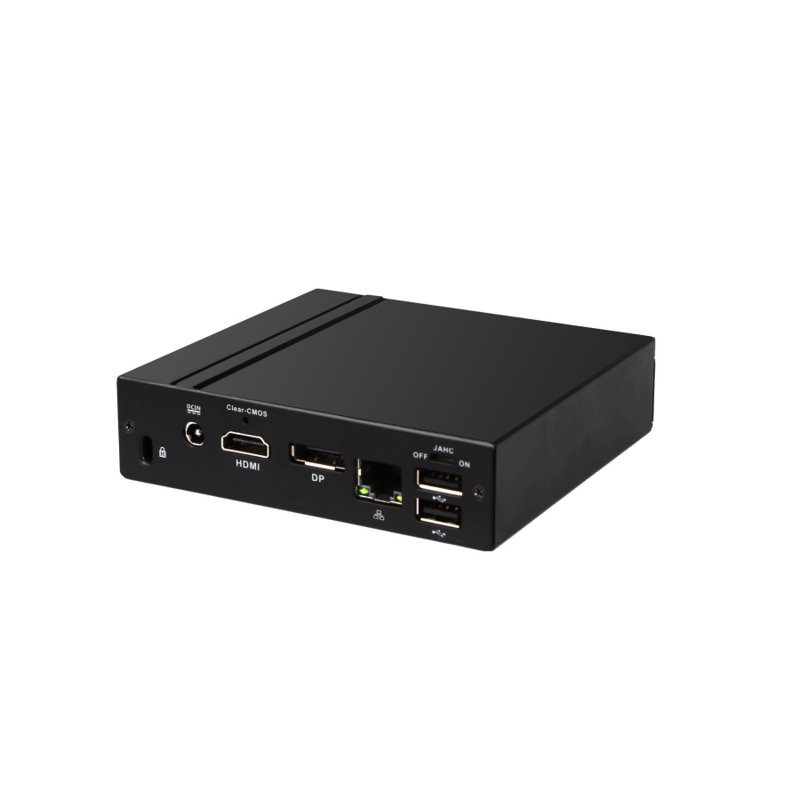 Ultra-compact Fanless Digital Signage PC with Intel Celeron Two or Four Core CPU