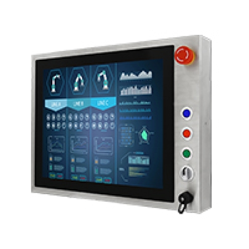 Winmate R15L100-SPC3-B 15" Full IP65, PCAP Touch Stainless Steel Display
