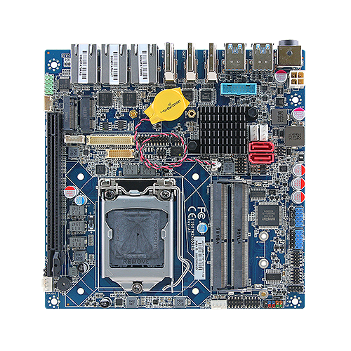 Avalue EMX-C246DP Intel Core,Pentium,Celeron,Xeon E2200/2100 Thin Mini ITX Board