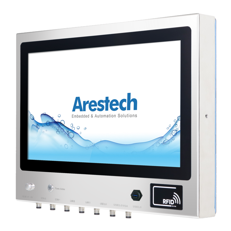 Arestech PPC-Z217RW 21.5" Intel Core IP66/69K Stainless Steel Touch Panel PC