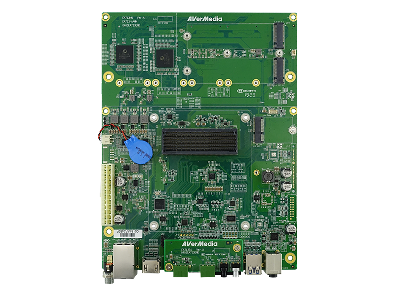 AVerMedia EA713-AAMN-0000 NVIDIA Jetson AGX Xavier Carrier Board w/ 4x Mini-PCIe
