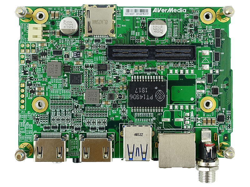 AVerMedia EX731-AA00-0000 Pico-ITX 3.9x2.8", NVIDIA Jetson TX2/TX1 Carrier Board