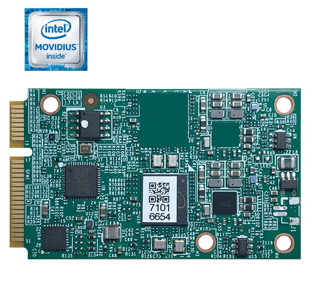 Nexcom AIBooster-X1 Intel Movidius Myraid X VPU Deep Learning Accelerator Module