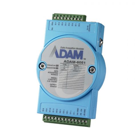 Advantech ADAM-6051 14-ch Isolated Digital I/O Module With 2-ch Counter