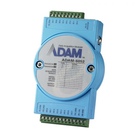 Advantech ADAM-6052 16-ch Source-type Isolated Digital I/O Modbus TCP Module