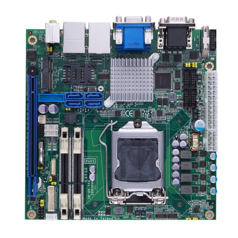 Axiomtek Mano882 Mini-ITX Server Board with Intel Xeon CPU