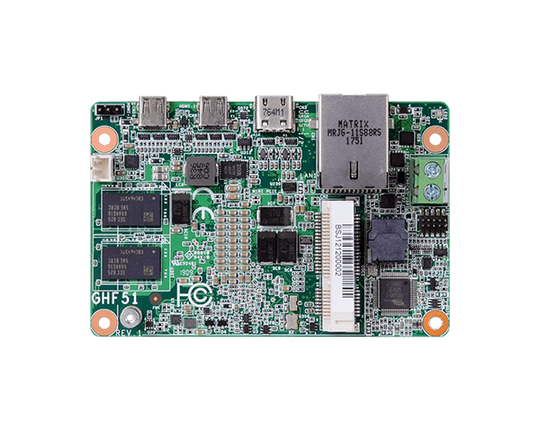 DFI GHF51 1.8" Small Form Factor Industrial Motherboard with Mini PCIe and SMBus