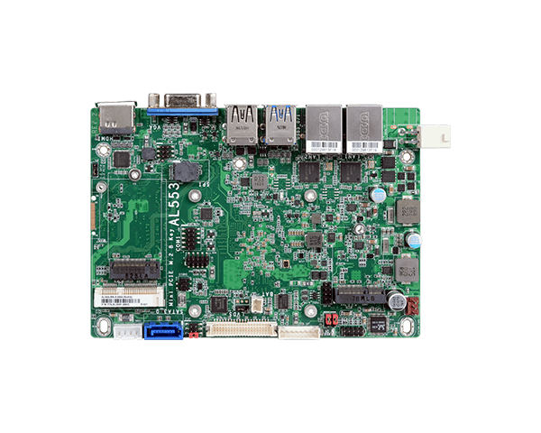 DFI AL553 3.5" Intel Atom SBC w/ Three Independent Displays & Memory up to 8GB