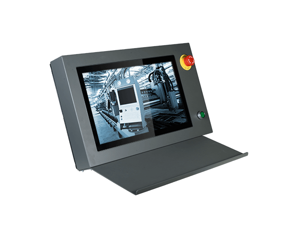 DFI AME185 18.5" Industrial PCAP Touch Monitor with Keyboard Holder