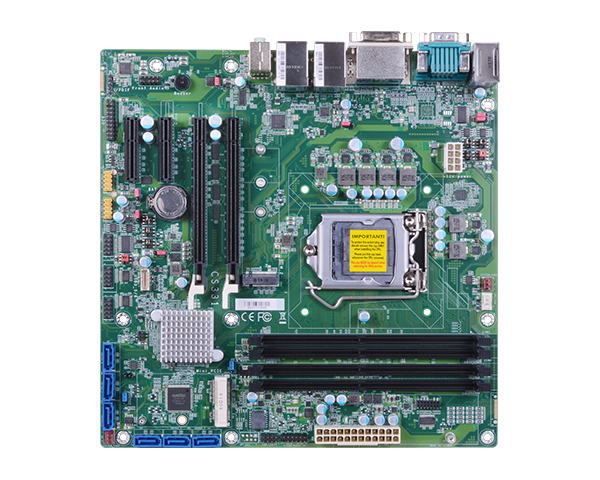 DFI CS331-C246 Intel Core, Pentium and Celeron Industrial Micro-ATX Motherboard