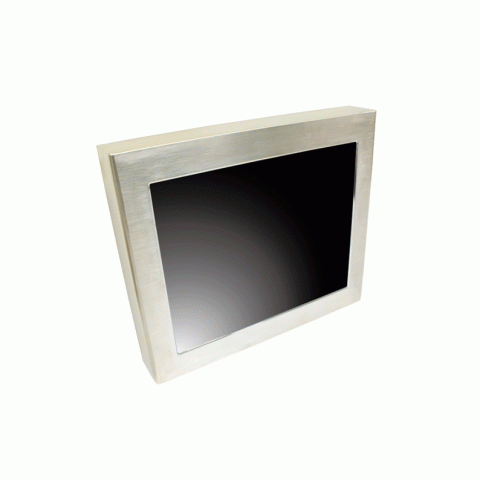 17" Full IP65 Sunlight Readable Wide Temp Stainless Steel Chassis Touchscreen Monitor