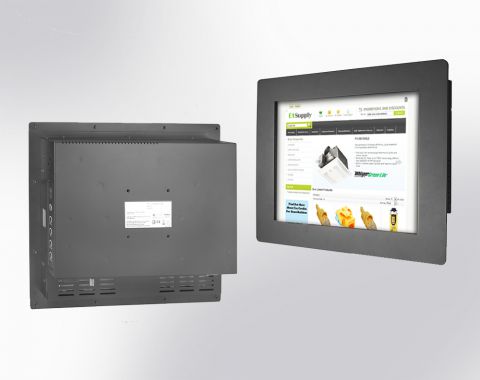 17" IP65 Panel Mount Display with Wide Operating Temperature (1280x1024)