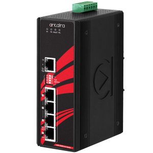Antaira LNP-0500G-bt-T 5-Port Industrial Gigabit PoE++ Unmanaged Ethernet Switch