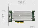 YUAN SC710N2-L 2 Channel 4K60 HDMI 2.0 PCIe Capture Card