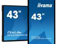 iiyama TF4338MSC-B2AG 43" 12pt Open Frame Touch With Edge-To-Edge Glass